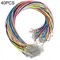 Generic 40/70/100Pcs Beading Cord Colorful Wax Rope Necklace Handmade DIY String Jewelry